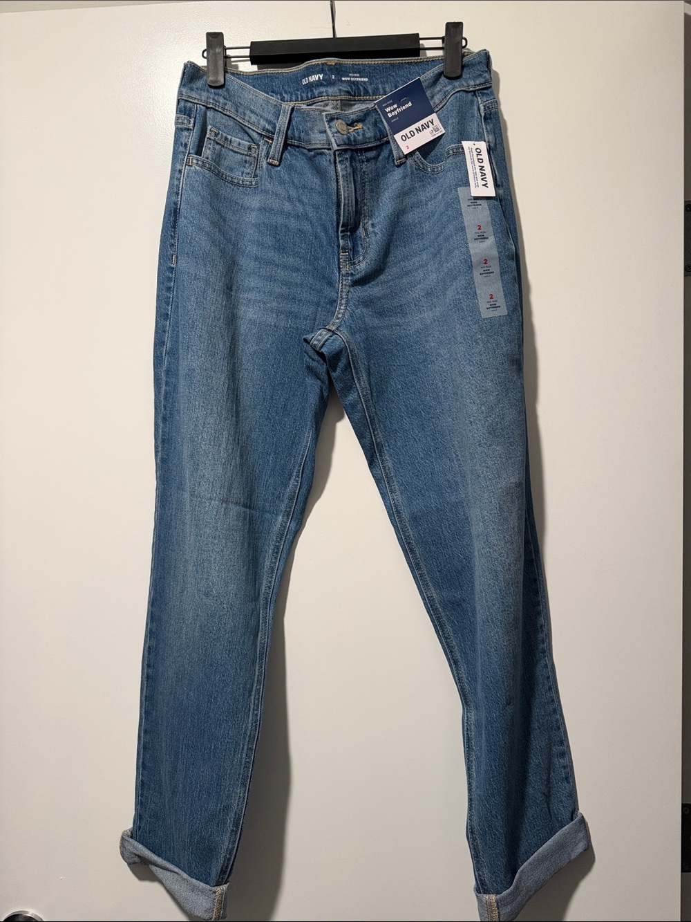 Old Navy Women's Light Wash Boyfriend Jeans